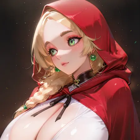 "Little" red riding hood - Big Red Riding Hood and the little wolf