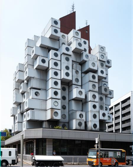 Nakagin Capsule Tower (Flux/F1D) v5