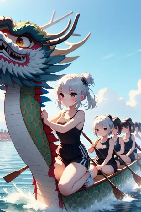 girl like dragon boat (龍舟)