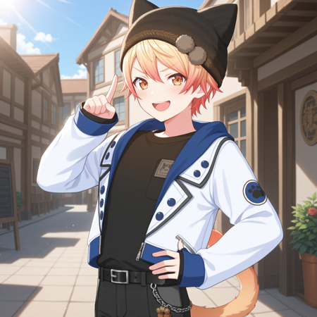 Peppy Abyssinian (Tenma Tsukasa) / Project SEKAI IllustriousXL