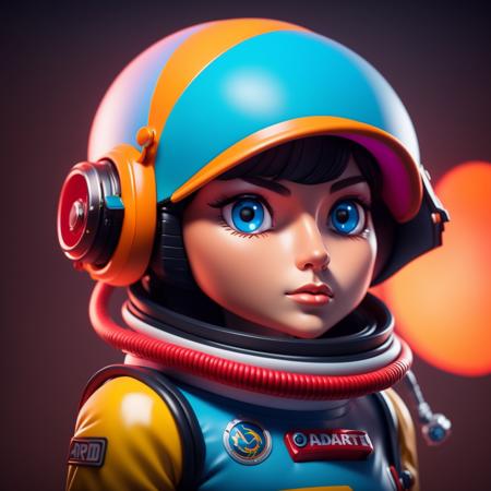 3D Render Style, 3DRenderAF, A astronaut, colorful,<lora:3DRenderStyle15PasWithoutTEV2:1>