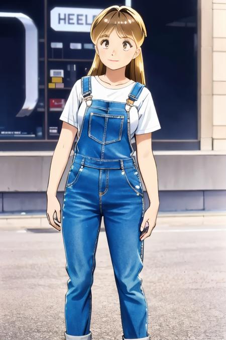 (Realistic:1.5) Overalls with a graphic tee<lora:EdobUruseiYatsura_v2.0:0.8>