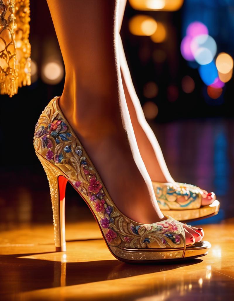 louboutin heels from burlesque