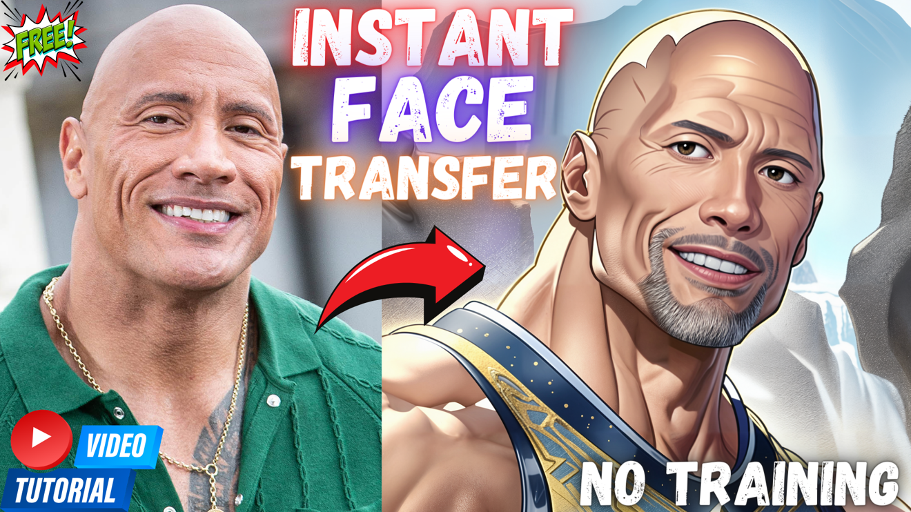 Instantly Transfer Face By Using IP-Adapter-FaceID: Full Tutorial & GUI For Windows, RunPod & Kaggle