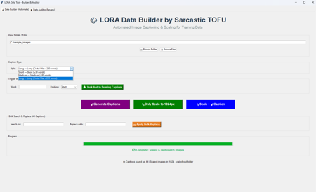 Florence-2 LORA Data Builder - NVIDIA Optimized (Windows Portable) v1.2_CPU_Win_Portable
