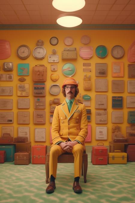 Director Wes Anderson style