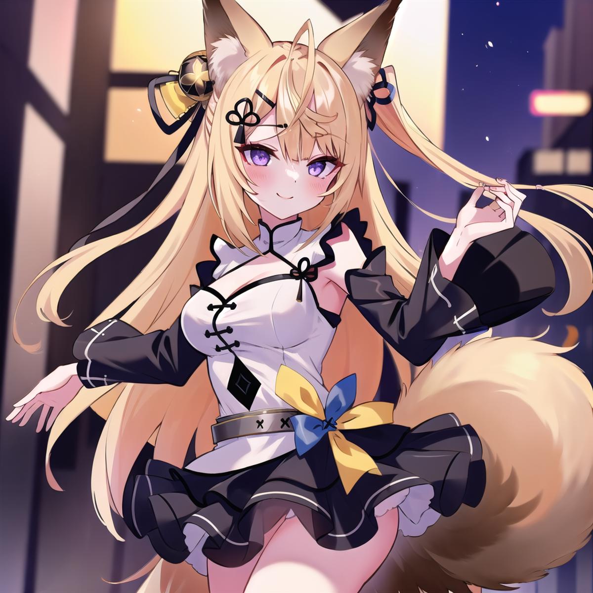 Kurune Kokuri  | 来音こくり VTuber image by empty_girl