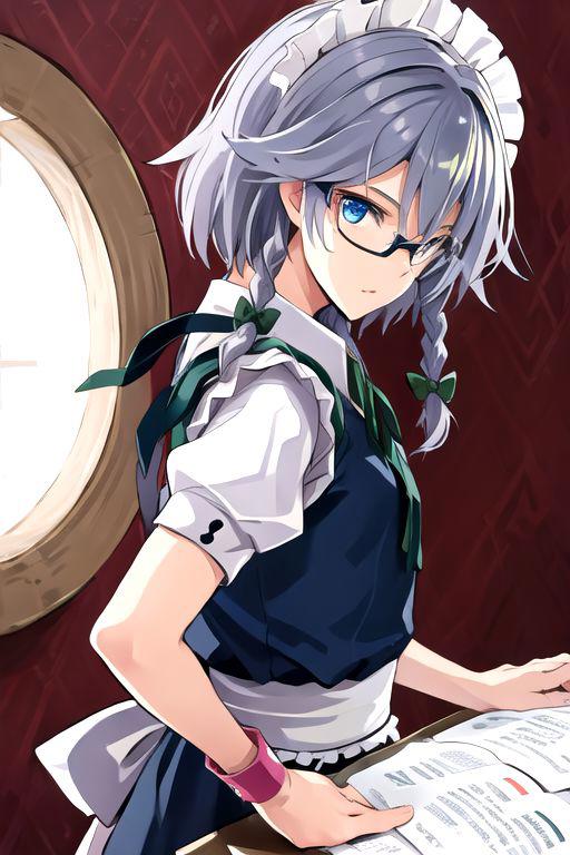 izayoi sakuya (touhou) 十六夜咲夜 东方project image by TK31