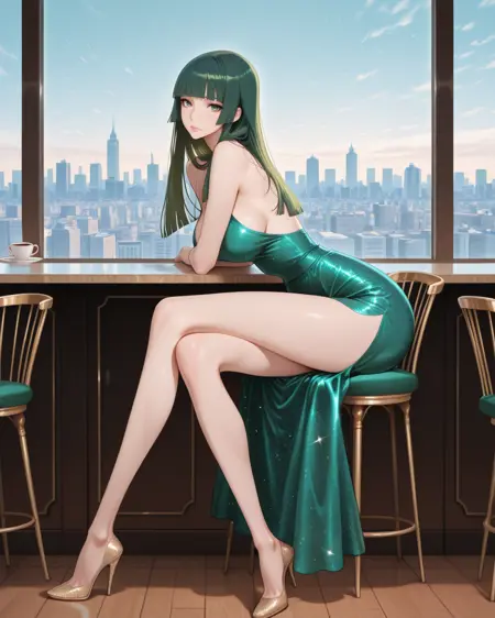 Tall Woman with Long Legs