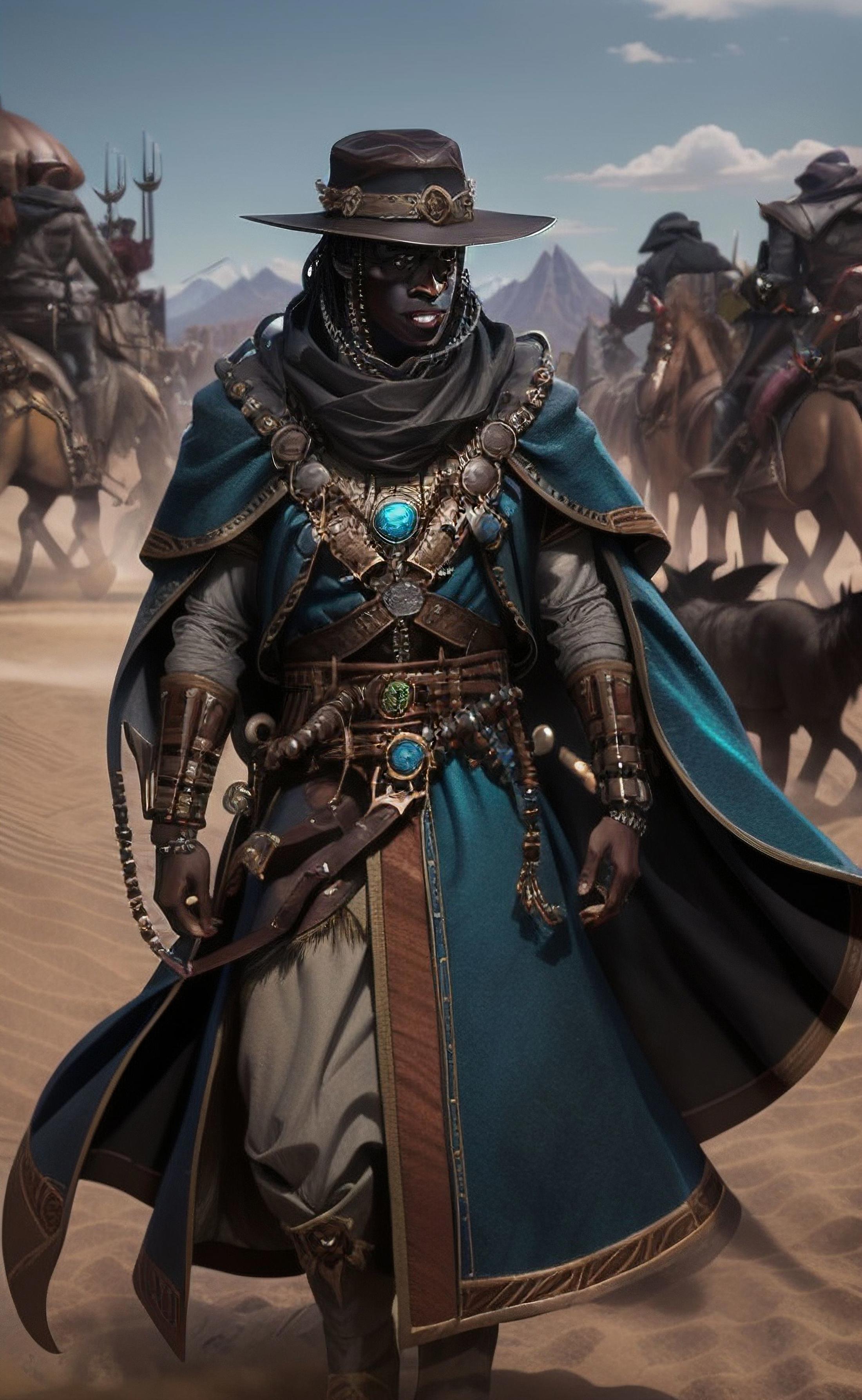 Laedar - Desert people fantasy- Paradigme image by Paradigme