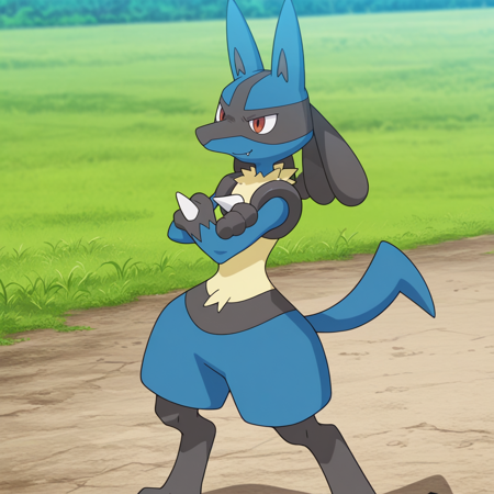 Lucario (Pokémon) Illustrious - V1