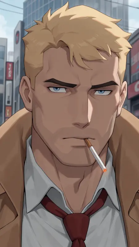 John Constantine - (DC comics / animated version) - Illustrious