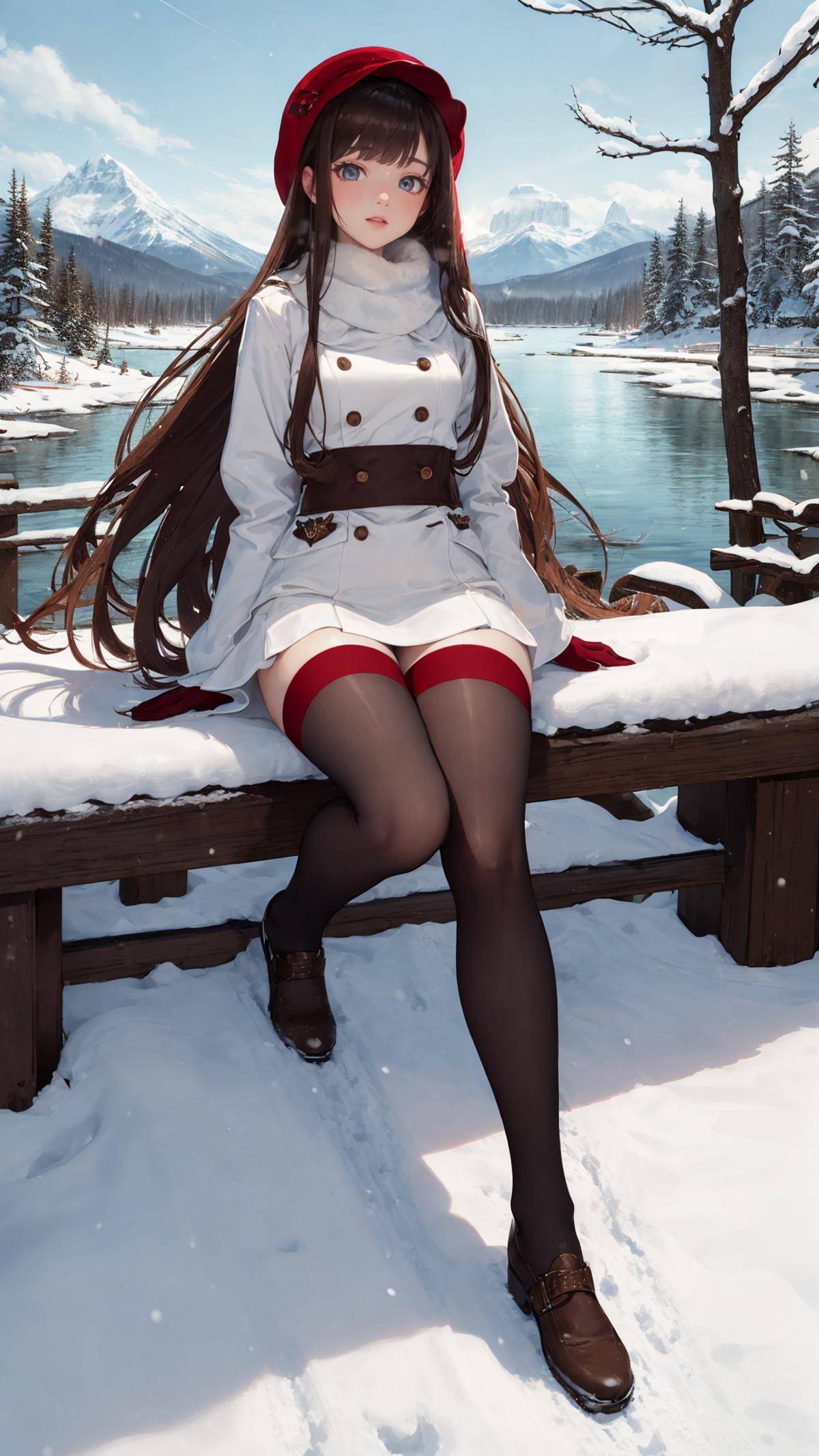 tutu's HiSilk (8D black red edge stocking stockings)/图图的嗨丝（8D黑色红边长筒袜丝袜） image by tututututuz
