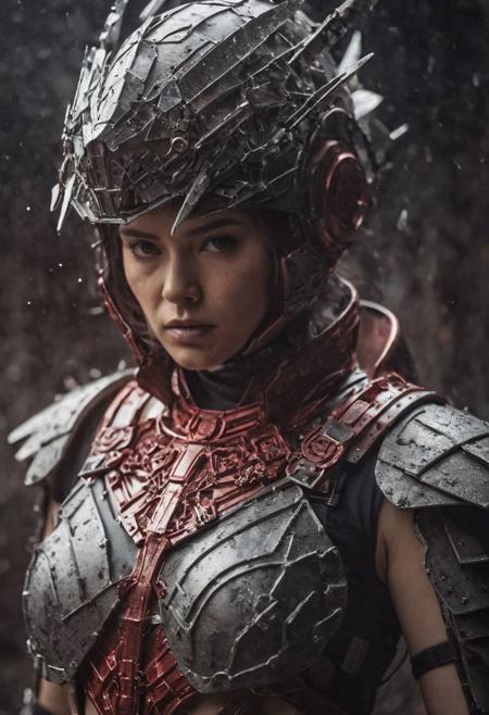 Epic closeup photo insane details of an 25 years old samurai woman in a  outfit made of glass shards,Red and Grey color graded glamour portrait photo of an angry Cyborg Samurai, macro, a captivating vibrant dark capturing the essence of a cyborg Bedouin sorcerer in fight stance, defying expectations by conjuring a whimsical robot 'freak' from an oversized sedge hat. ethereal, smoky backdrop. throwing a translucent red/tanslucent purple/black, weapon, katana, holding katana, atmospheric haze, Film grain, cinematic film still, shallow depth of field, highly detailed, high budget, cinemascope, moody, epic, OverallDetail, gorgeous, 2000s vintage RAW photo, photorealistic, candid camera, color graded cinematic, eye catchlights, atmospheric lighting, skin pores, imperfections, natural, shallow dof,
Behind him, the stars shimmer with distant promise, casting their ethereal light upon the scene. In this moment of solitude and reflection, the astronaut embodies the resilience of the human spirit, poised on the threshold of the unknown, grappling with the weight of what might have been.
In the depths of this nocturnal tableau lies the promise of exploration and discovery, where the spirit of the astronaut converges with the boundless possibilities of the cosmos. Though Earthbound for now, his spirit remains untethered, reaching out towards the distant stars with an unyielding resolve to explore, to discover, and to soar beyond the limits of imagination.