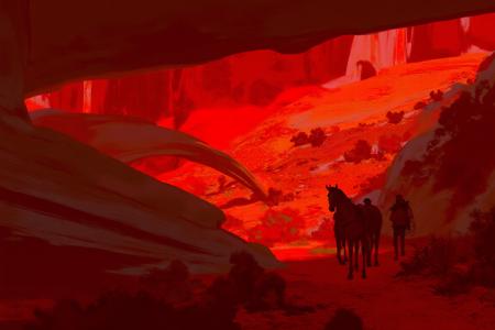 Textured Painterly Illustration Tomas Osang Muir