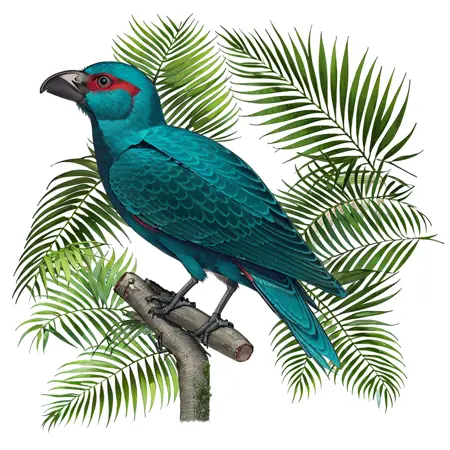 botanical illustration 花鸟鱼虫