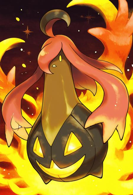Gourgeist: Pumpkin Pokemon (Pokedex #0711)  [Illustrious & Pony] Illustrious