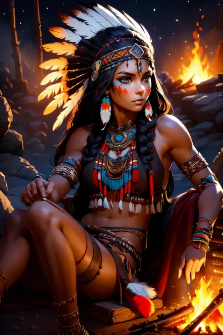 Native American Woman | SD1.5