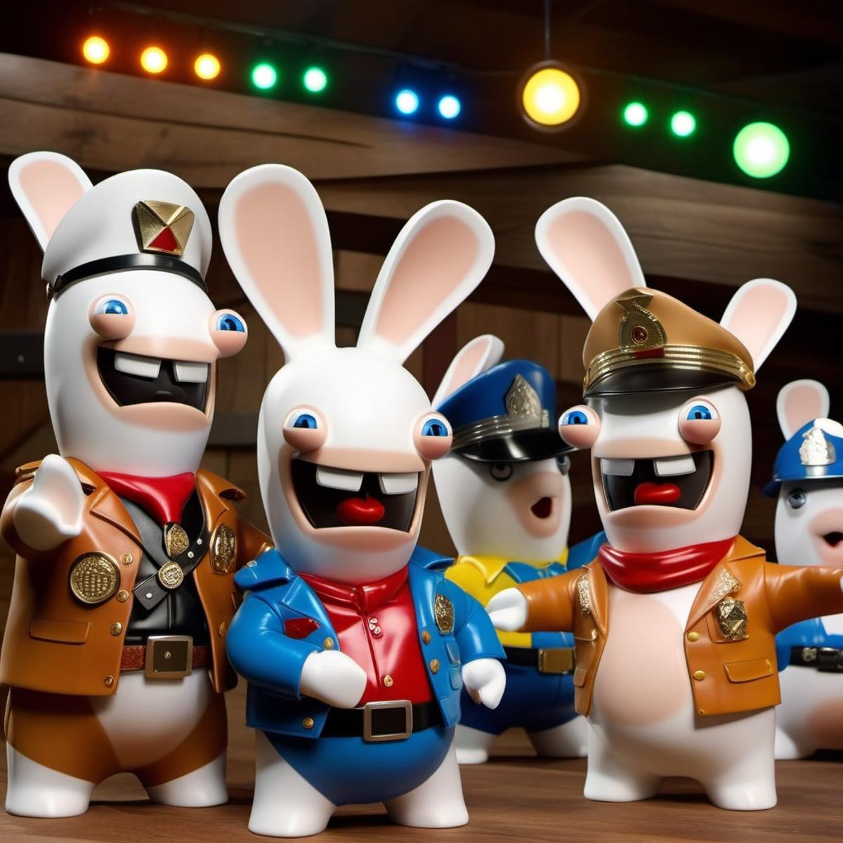 Rabbids / Raving Rabbids / Lapins Crétins - SDXL image by PhotobAIt