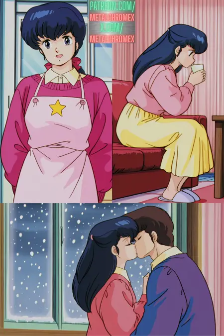 Kyoko Otonashi (Maison Ikkoku) - 2 art styles! - Illustrious