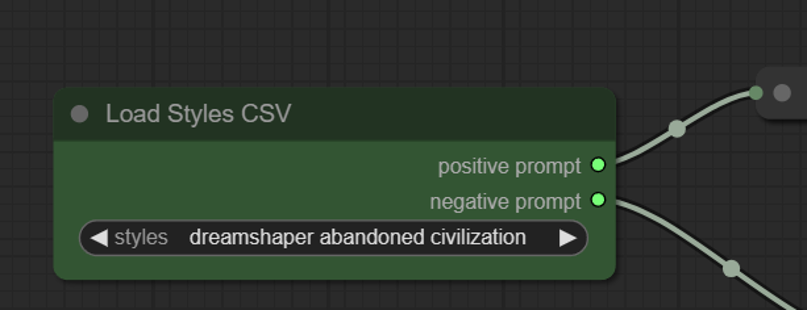 styles.csv Loader Extension for ComfyUI - Simple Node