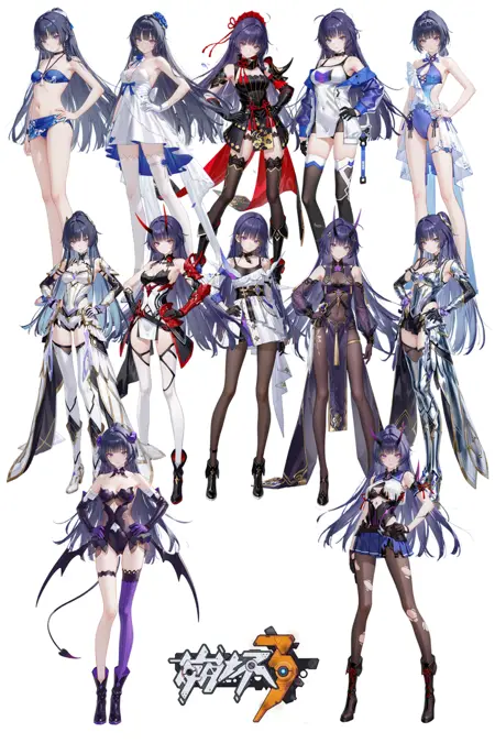 【崩坏三 Honkai Impact 3rd】雷电芽衣-Raiden Mei