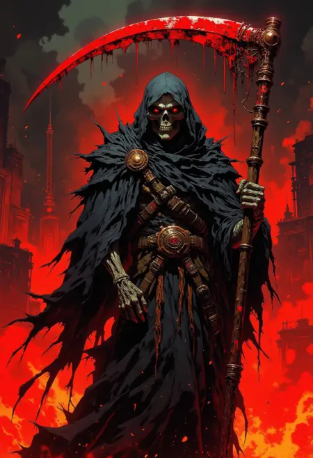 Retro Anime and Comic style - Vibrant Colors