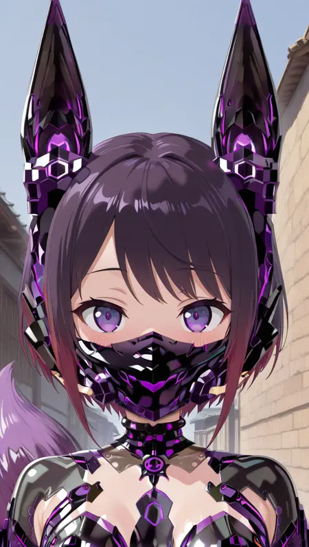恶堕机甲狐娘 服装-wk117(EvilFall Fox Uniform-wk117)