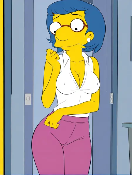 Milhouse Van Houten Luann Van Houten (from the Simpsons)