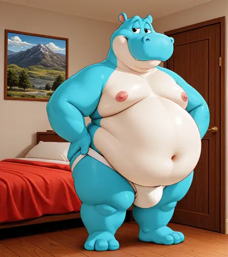 Flavio Hippo Animaniacs illustrious