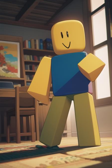 Noob -- Roblox illust + 1.5 1.5 B