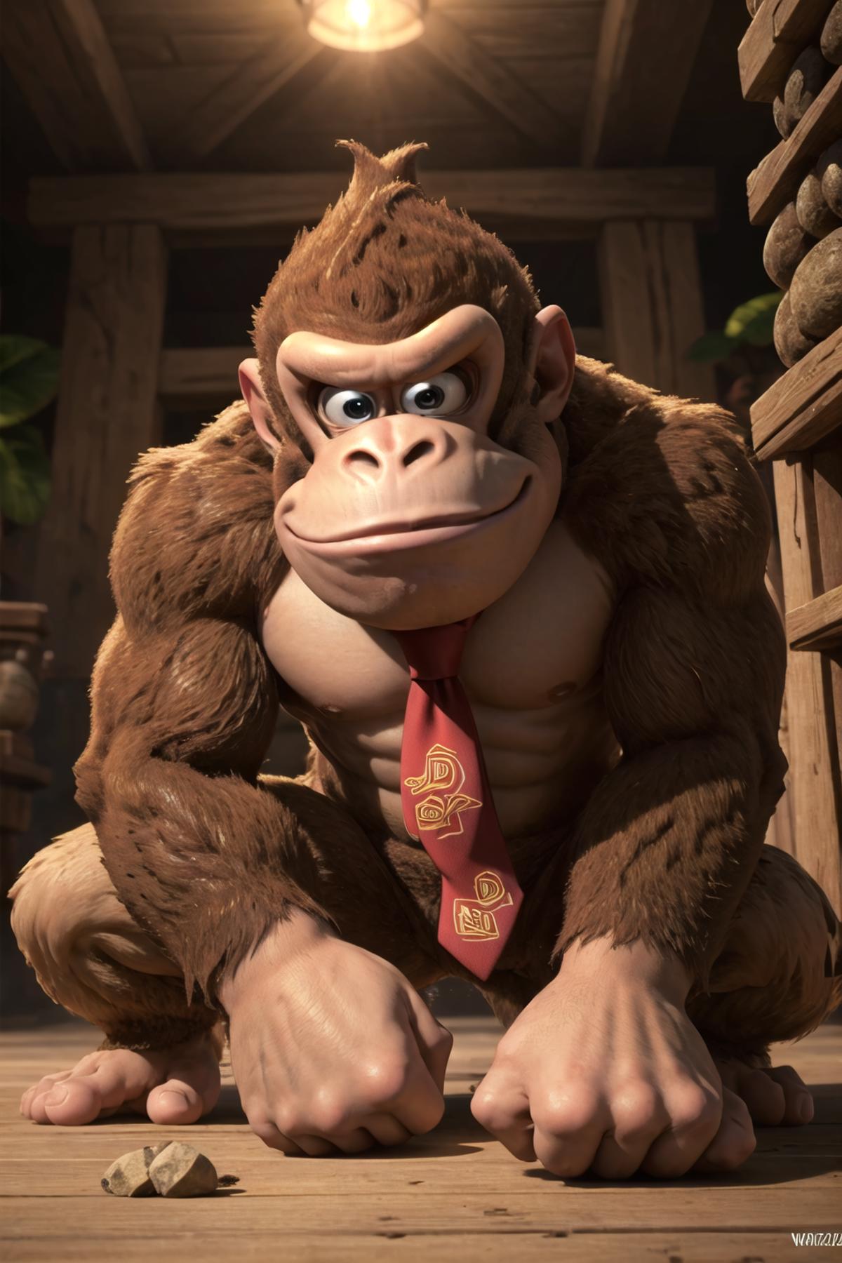 Donkey Kong | 3 character LoRA image by wrench1815