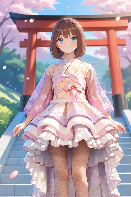 Japanese-Modern Frilled Dress illustrious v1.0