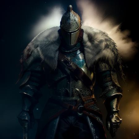 <lora:Faraam:1>portrait of DS2Faraam, action  shot,dramatic ,wearing an iron armor,dark blue legs, background dark forest,dark fantasy,gothic atmosphere,illustration, extremely detailed ,8k, rainy, reflections,ray traycing,deviant art,symetrical helmet