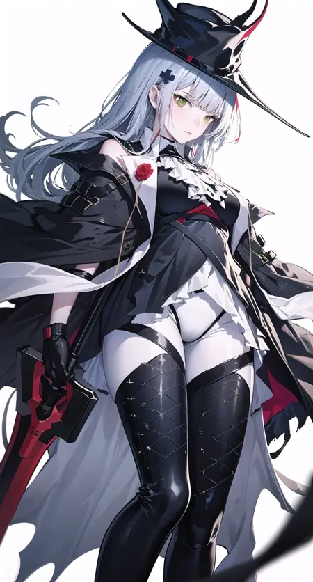 [LoRa] Gladiia-cosplay Arknights Clothing (With multires noise version)