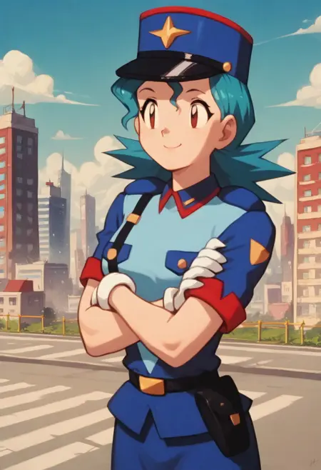 Officer Jenny (Pokemon) [Commission]
