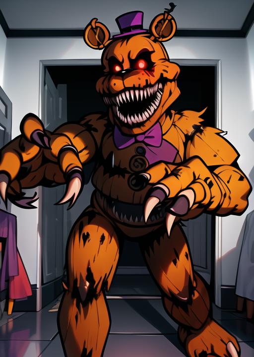 Nightmare Fredbear FNAF / Five Nights at Freddy's image by xmattar