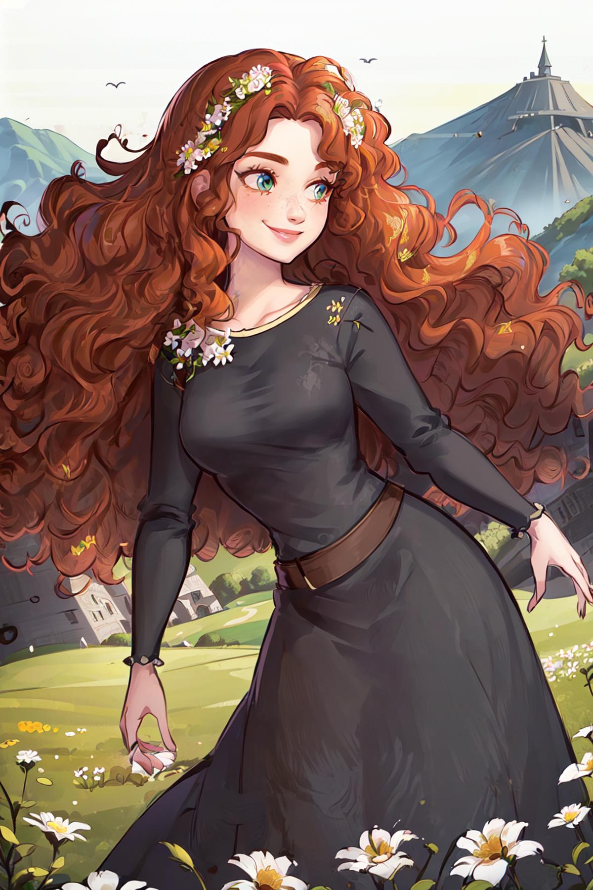 Merida (Brave) Disney Princess, by YeiyeiArt image by misspixel