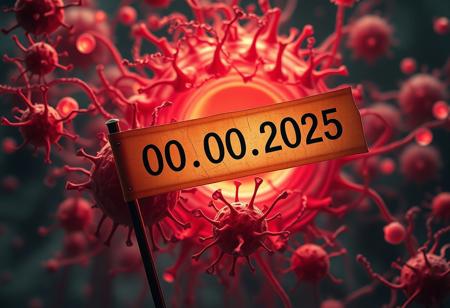 Microscopic view, a banner on a stick that says "00.00.2025"
,photorealism, intricate details, extremely detailed, masterpiece, outstanding intricacies, best quality, hires textures, high detail, incredibly detailed, cinematic lighting, its cells dividing and mutating into surreal, organic structures that glow with an unsettling light. The image is a fusion of science and body horror, rendered in exquisite detail.,  In the style of Leonora Carrington, intricate, highly detailed compositions with a focus on texture and pattern, a muted, earthy color palette dominated by red and pink, and a sense of surreal, otherworldly beauty that is both captivating and unsettling. masterpiece,best quality, atmospheric haze, Film grain, cinematic film still, highly detailed, high budget, moody, epic, OverallDetail, gorgeous, photorealistic,  atmospheric lighting, 
Panoramic view of a microscopic world of flows, viruses and bacteria, single cell microorganisms floating freely in an aquatic world, intense colors, close-up of a protozoan, perfect composition, hyper detail, 
,photorealism, intricate details, extremely detailed, masterpiece, outstanding intricacies, best quality, hires textures, high detail, incredibly detailed, cinematic lighting, its cells dividing and mutating into surreal, organic structures that glow with an unsettling light. The image is a fusion of science and body horror, rendered in exquisite detail