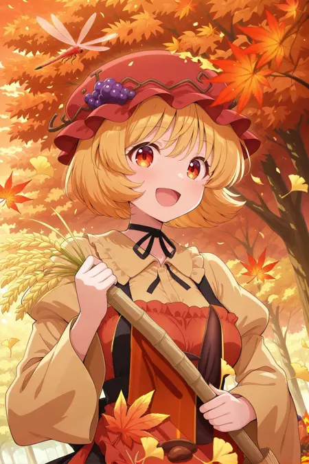 Minoriko Aki (Touhou Project) & Minoriko (Symbol of Overly Abundant Harvests)