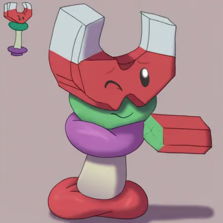 Magnet-shroom (Plants vs. Zombies) [NoobAI-XL]