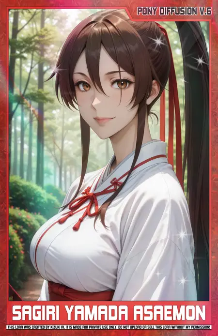 KizukiAi - Jigokuraku - Yamada Asaemon Sagiri [Pony Diffusion XL V.6]