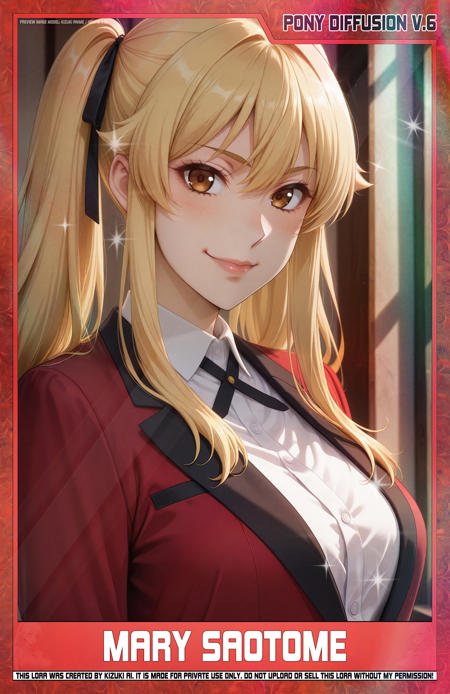 KizukiAi - Kakegurui - Satome Mary [Pony Diffusion XL V.6] v1.0 [Pony Diffusion V.6]