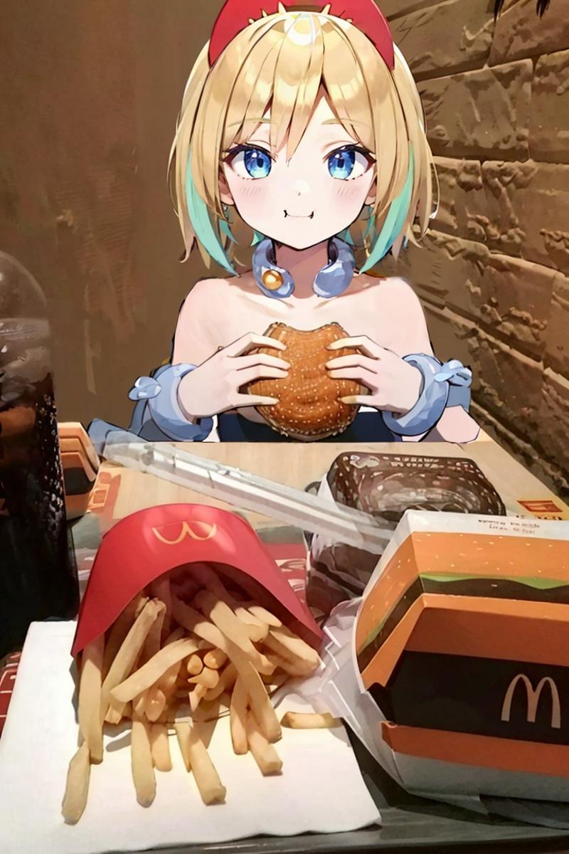 McDate with 2D Waifu (Concept) (McDonald's Date) image by CitronLegacy