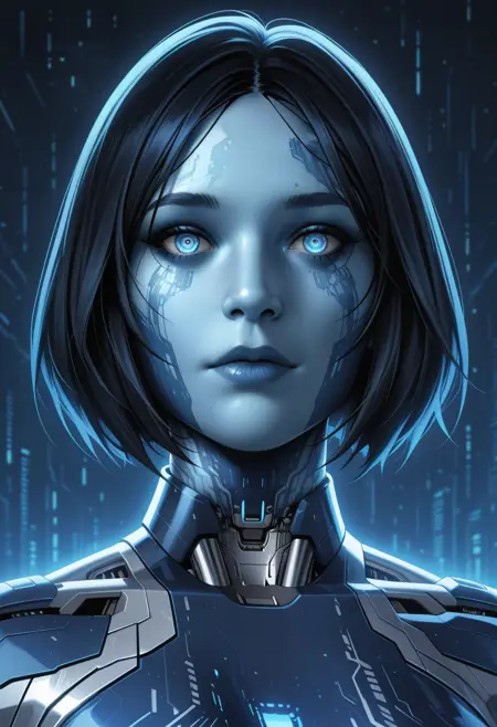 Cortana from Halo [IllustriousXL]