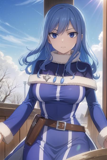 juvialockser, <lora:juvia lockser s7-lora-nochekaiser:1>,
juvia lockser, long hair, blue eyes, blue hair, wavy hair, hair between eyes,
BREAK hat, dress, belt, fur trim, fur hat, capelet, blue dress, long sleeves,
BREAK outdoors, nature, forest, sky, clouds, sun,
BREAK looking at viewer, (cowboy shot:1.5),
BREAK <lyco:GoodHands-beta2:1>, (masterpiece:1.2), best quality, high resolution, unity 8k wallpaper, (illustration:0.8), (beautiful detailed eyes:1.6), extremely detailed face, perfect lighting, extremely detailed CG, (perfect hands, perfect anatomy),