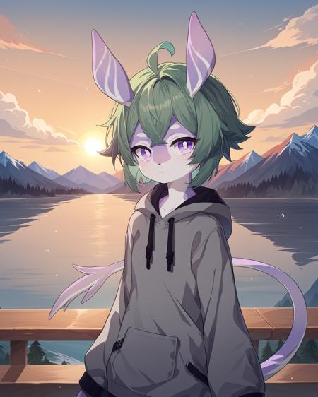 melusine curly ears, straight ears, thin tail, stubby tail, wings, [color] skin