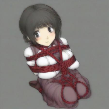 Anime-based Sisal Rope Bondage PONY