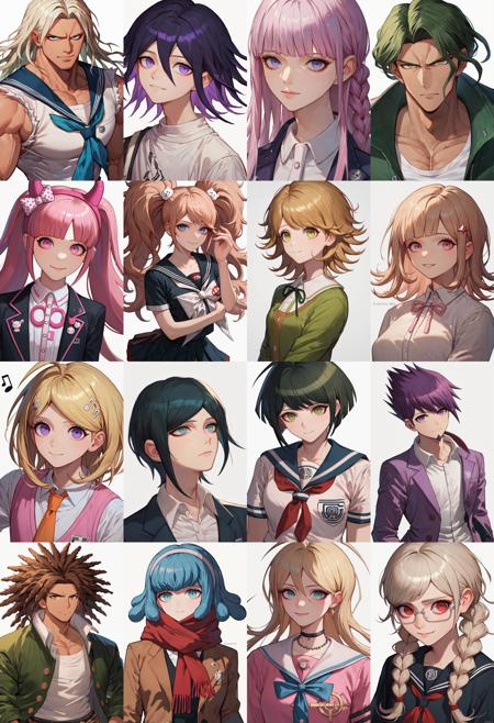 (PonyXL All in One) Danganronpa (74 in one) | 弹丸论破 全角色 | ダンガンロンパ v1.0