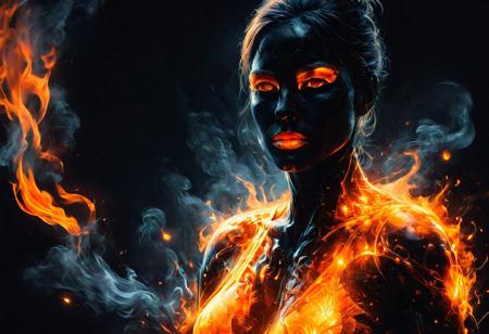 Silhouette real, breathtaking detailed, masterpiece, lovely, charming, awe-inspiring, radiant, magnificent. (real female withvibrant orange glowing smoldering accent and shiny gold color scheme:1.02). glossy.
<lora:InkArtXL_1.2:0.4> <lora:FaeTastic:0.35> . award-winning, professional, highly detailed . extremely high-resolution details, photographic, realism pushed to extreme, fine texture, incredibly lifelike, high contrast, well defined, realistic skin, detailed skin.